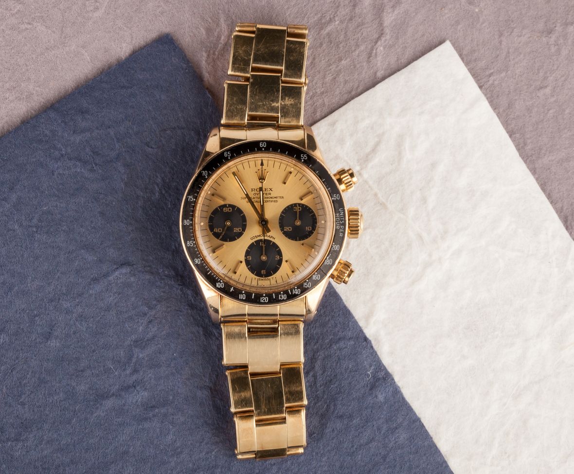 Vintage Rolex Daytona 6263 18k Yellow Gold