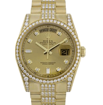 iced out white gold rolex