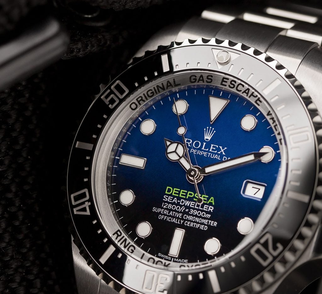 deepsea dive watch rolex sea-dweller james cameron