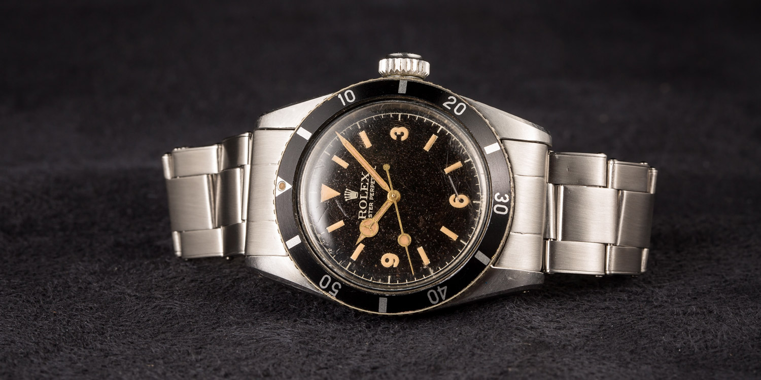 How a watch auction works vintage Submariner Rolex