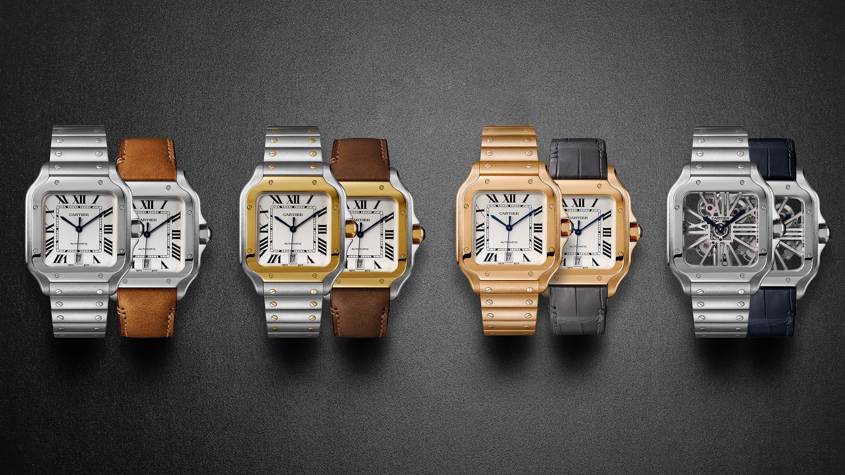 square watches - cartier santos