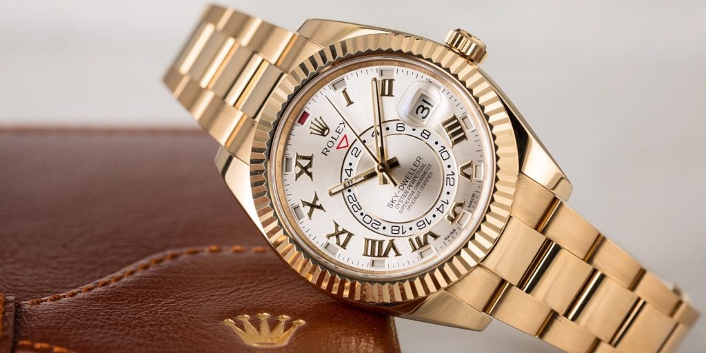 The Rolex Sky-Dweller is the newest in their line of aviation watches