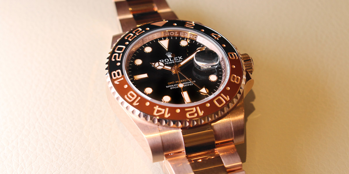 rose gold gmt master ii 2018