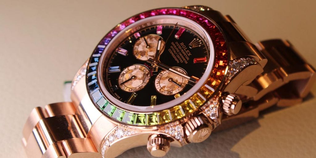 The Rolex Daytona with Gem Inlay Bezel