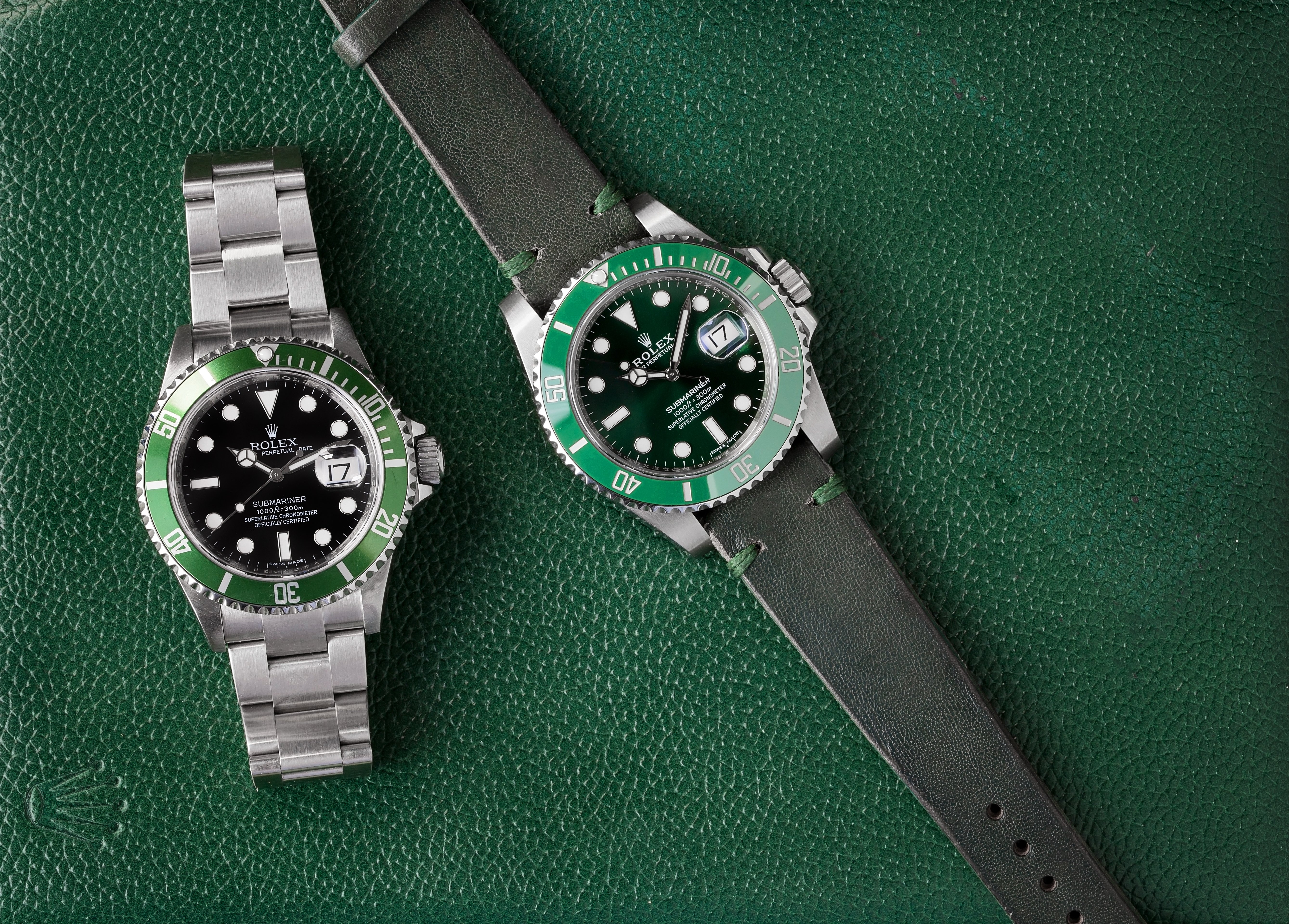 Why Rolex Submariner Green Most Popular Dive Watch Kermit Hulk 16610LV 116610LV