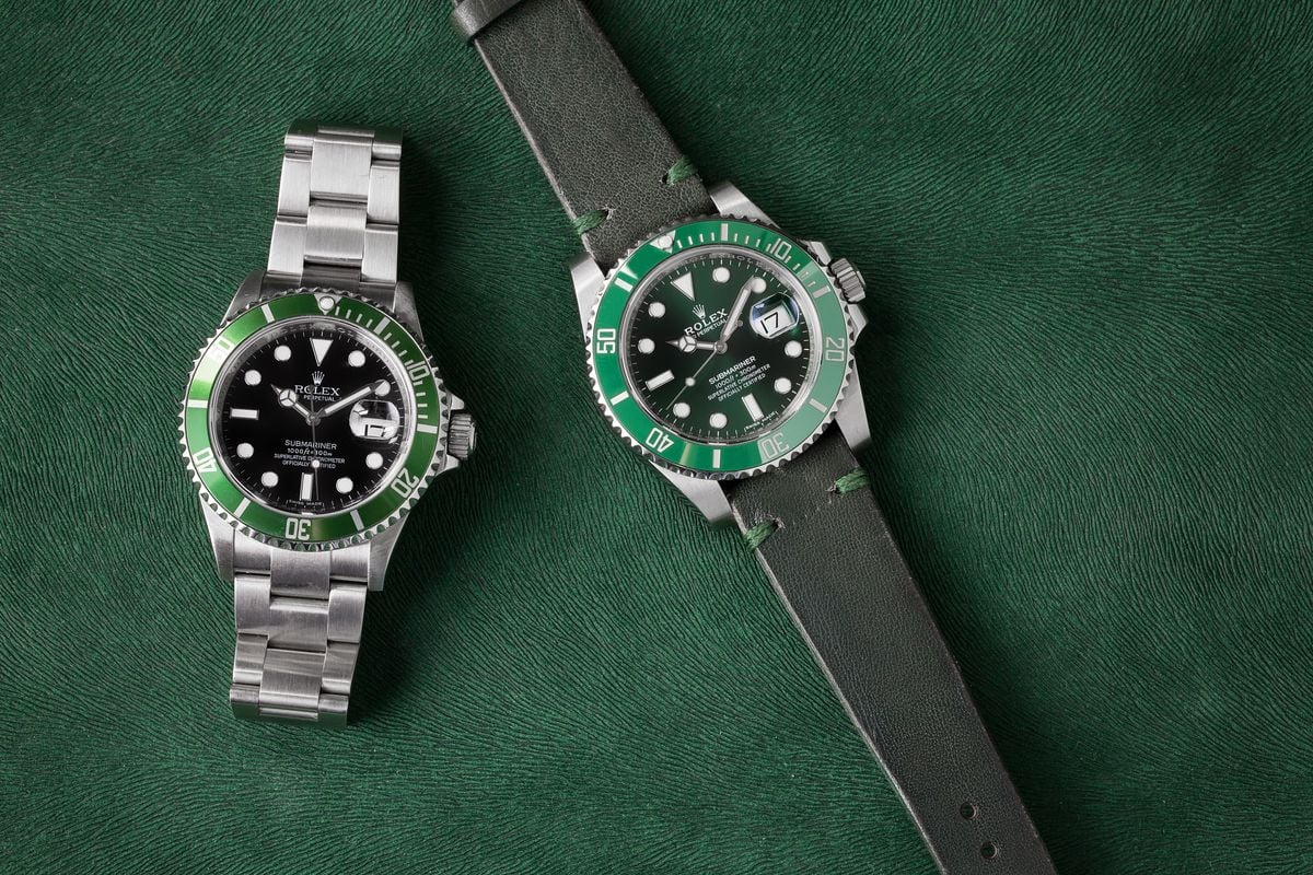 Green Rolex Submariner Watches: Hulk vs. Kermit - Bob's Watches