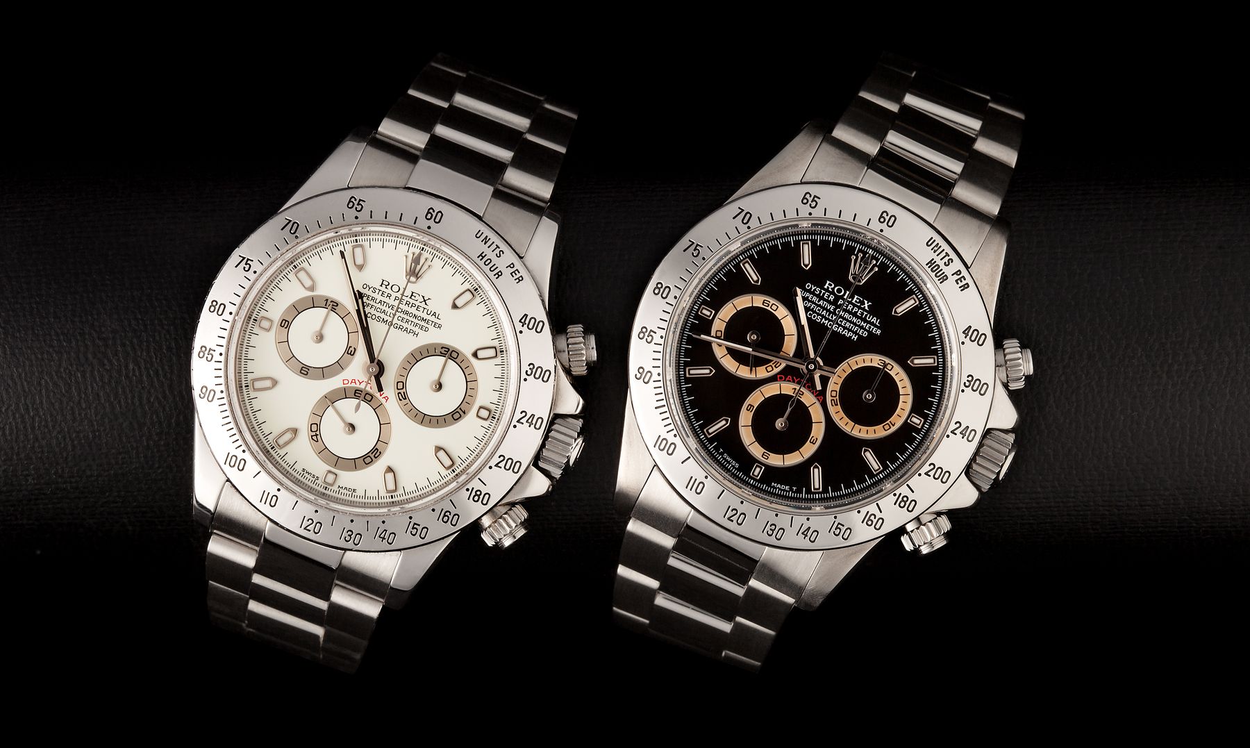 Rolex Daytona Patrizzi Dial Comparison