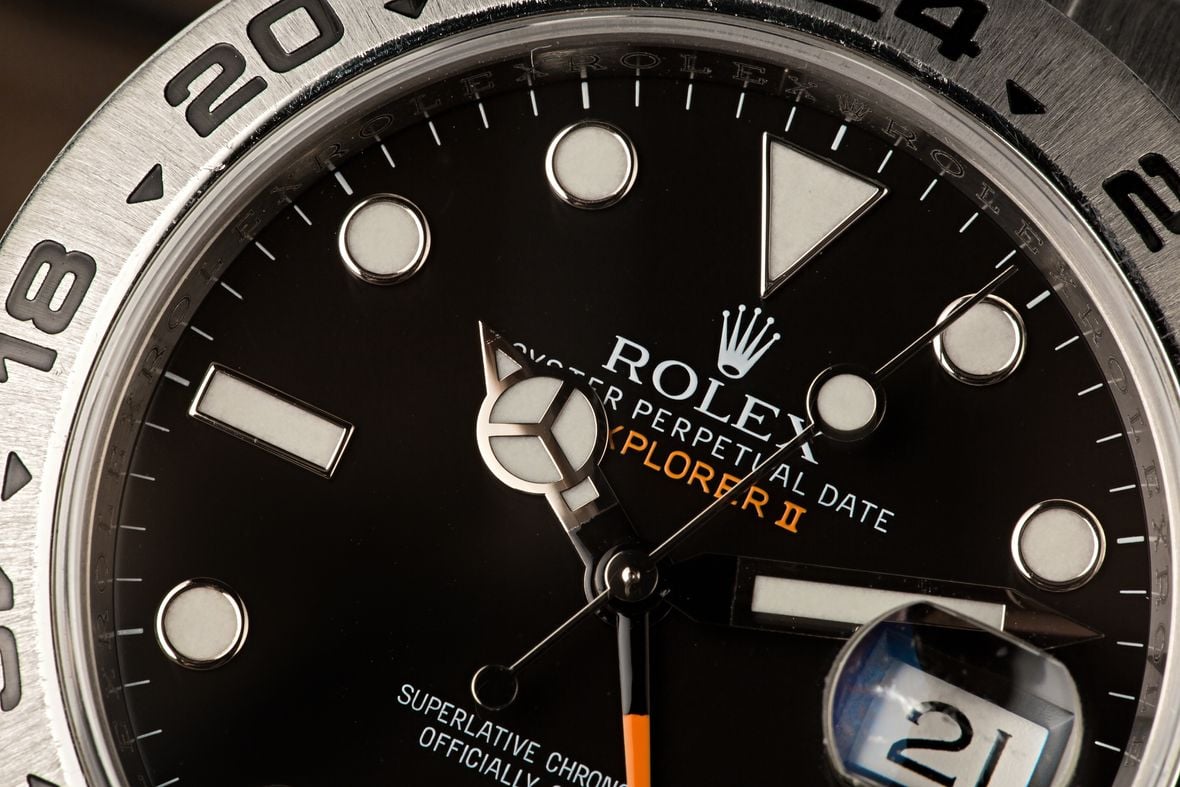 Rolex Explorer II 216570 How to Use 24-Hour Bezel