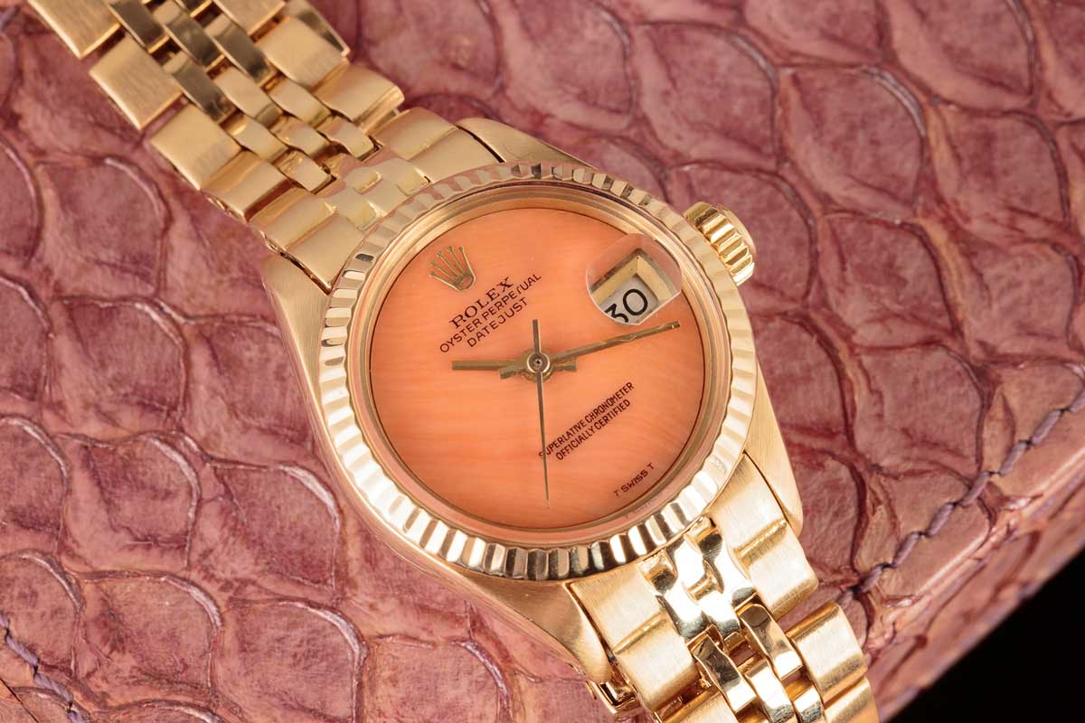 Rolex Ladies’ Coral Datejust reference 6917