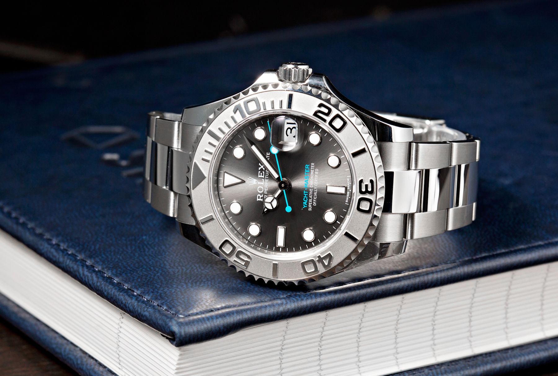 Rolex Yacht-Master 40 Platinum Bezel Rolesium 