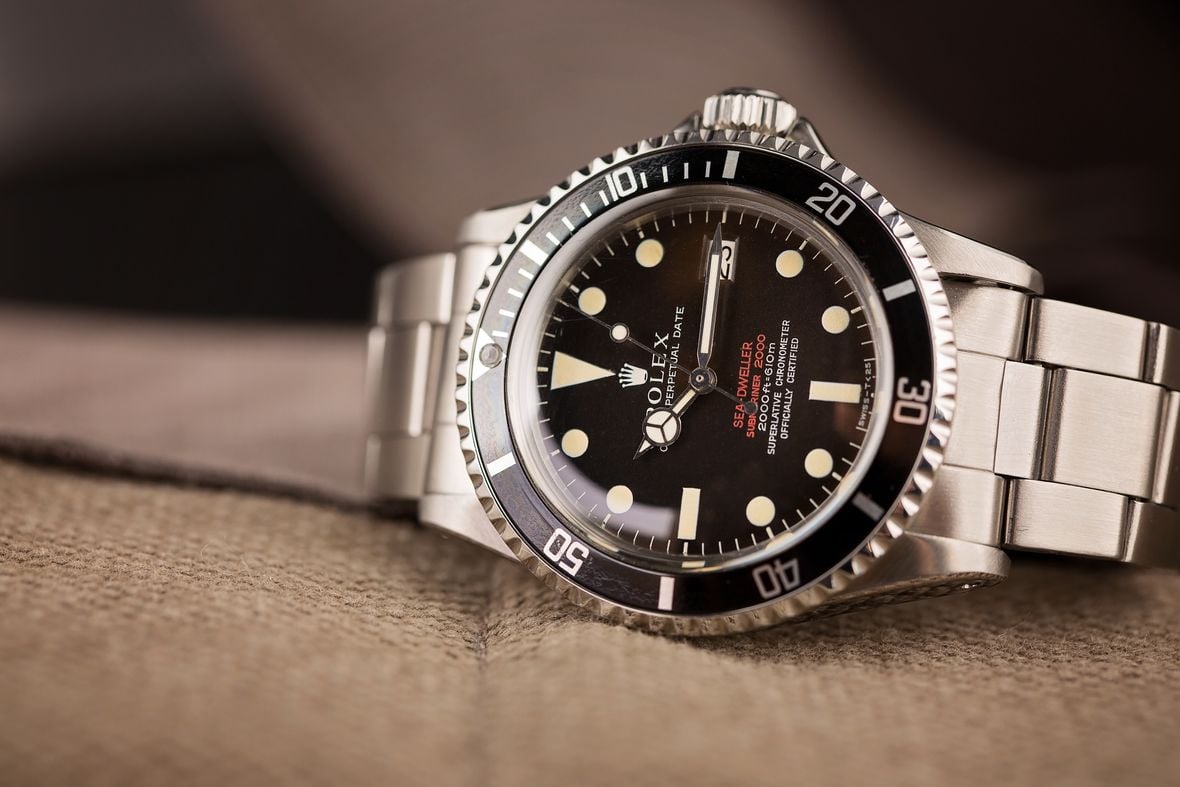 Vintage Rolex Sea-Dweller 1665 Double Red