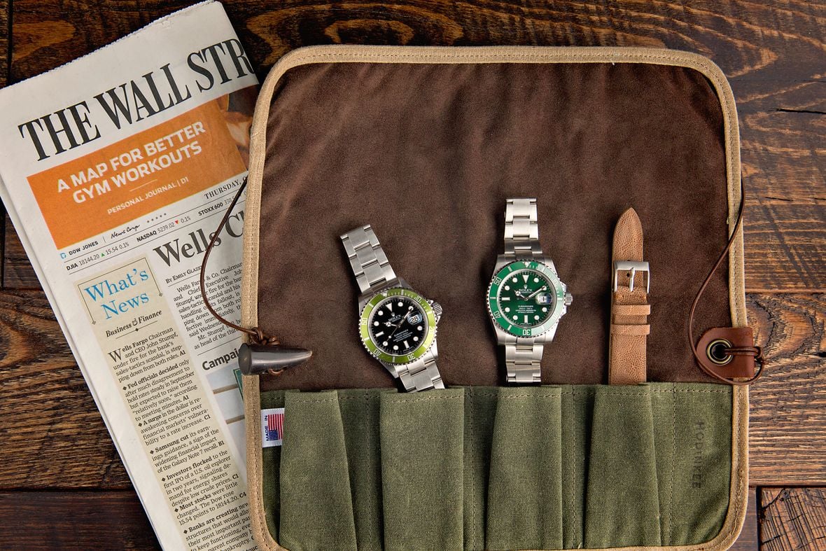 How to Store Your Rolex Storage Green Submariner Watch Roll