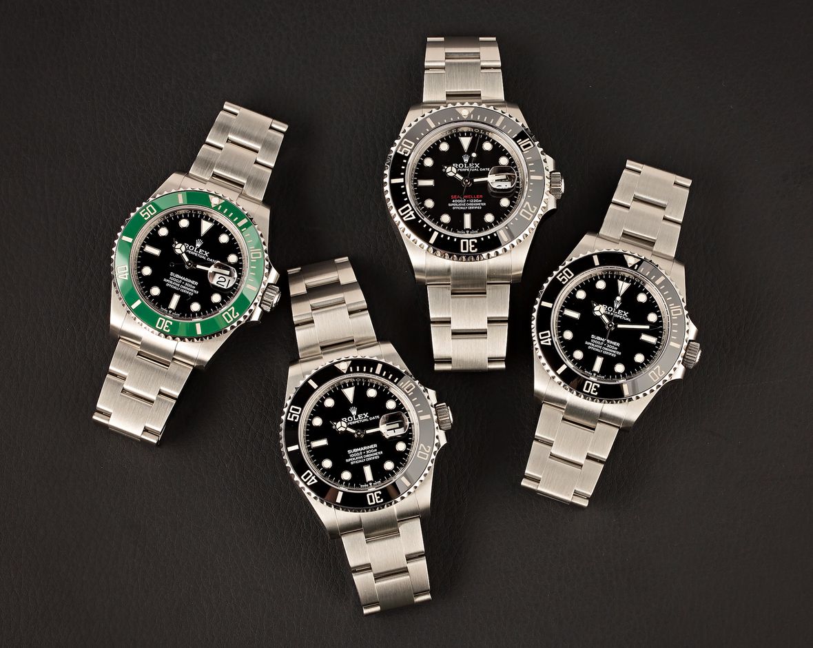 Oystersteel Rolex Dive Watches Submariner Sea-Dweller