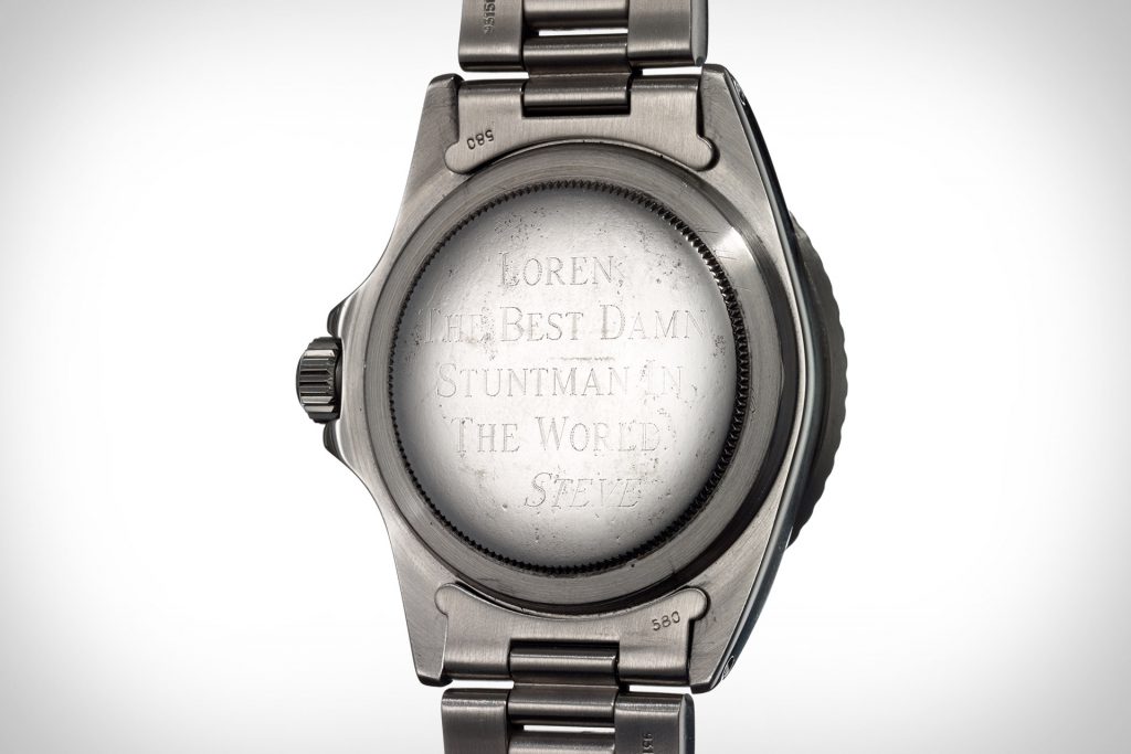 The Submariner was allegedly given to Loren by McQueen himself