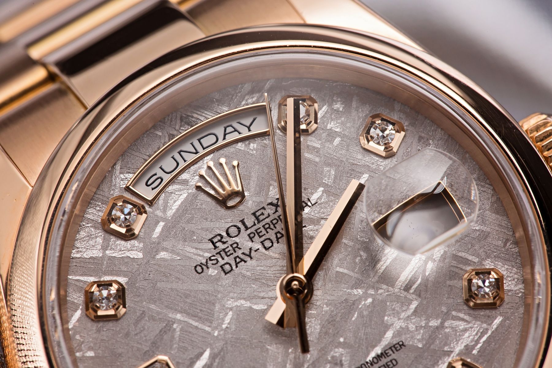 Rolex Day-Date - Meteorite Dial Rolex Pictures Day-Date Everose Gold Meteorite Dial