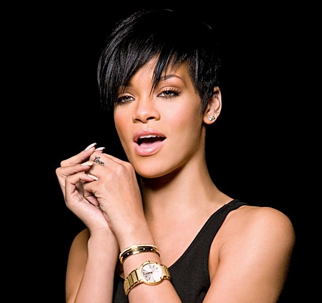 Rihanna with a Gold Piaget