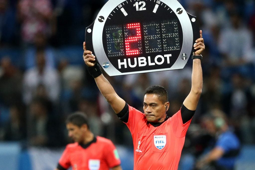 Hublot is the official time keeper of the FIFA 2018 World Cup Final