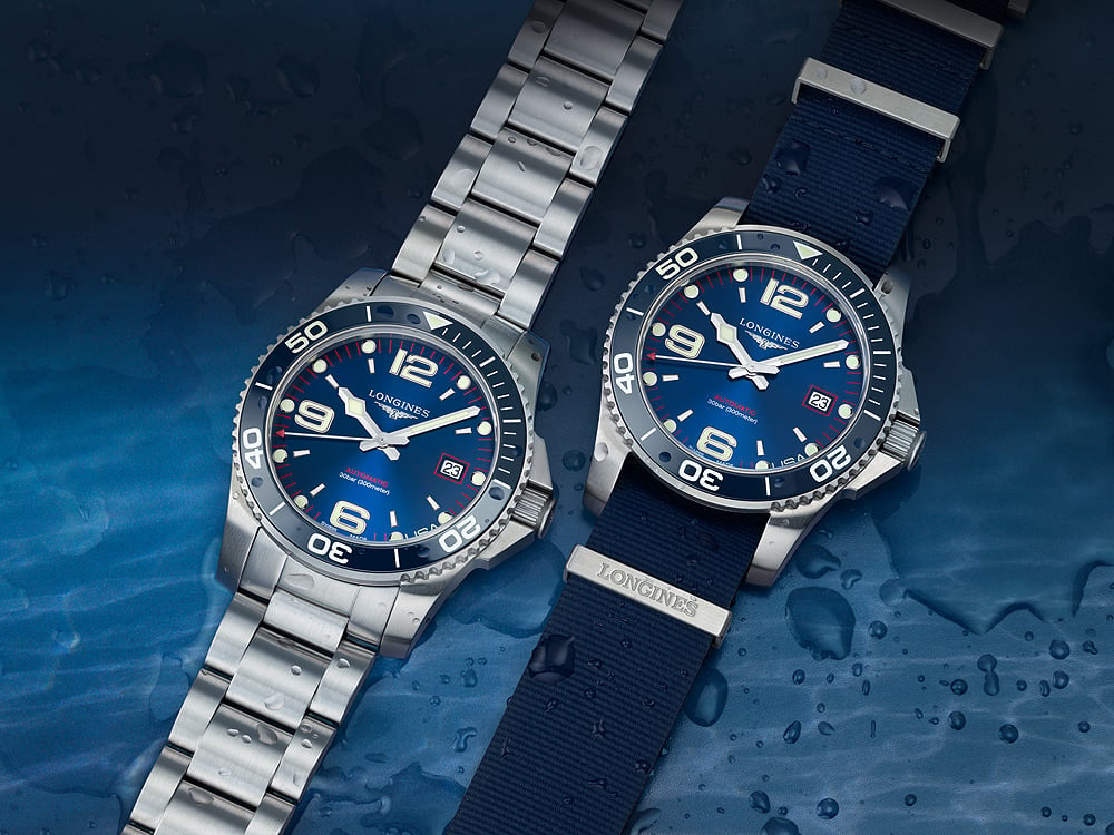 La Longines Hydroconquest Limited Edition è dotata di cinturino NATO aggiuntivo