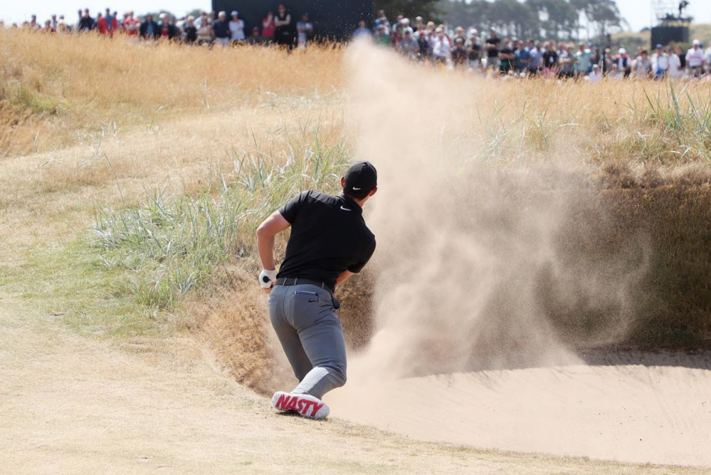 Rory Mcilroy taking on Carnoustie