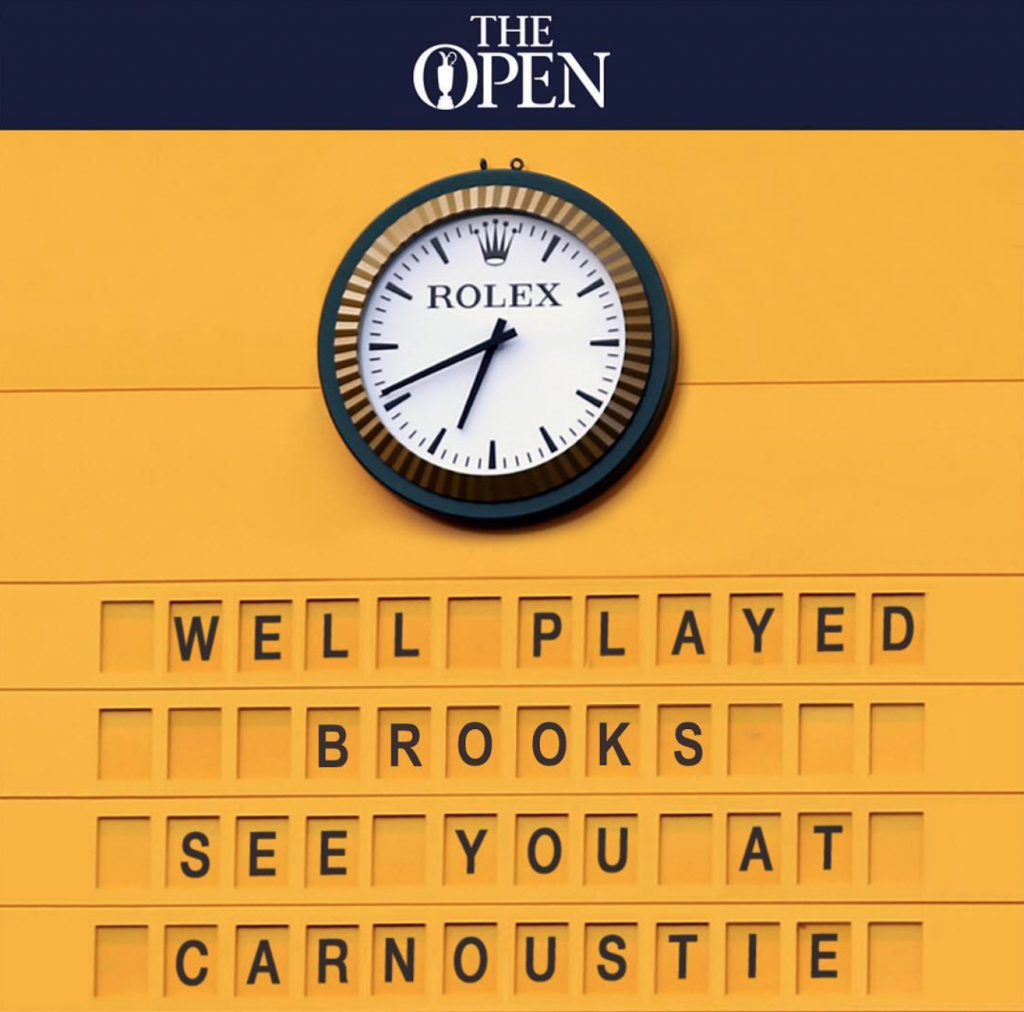 Rolex and The Open have a shared history