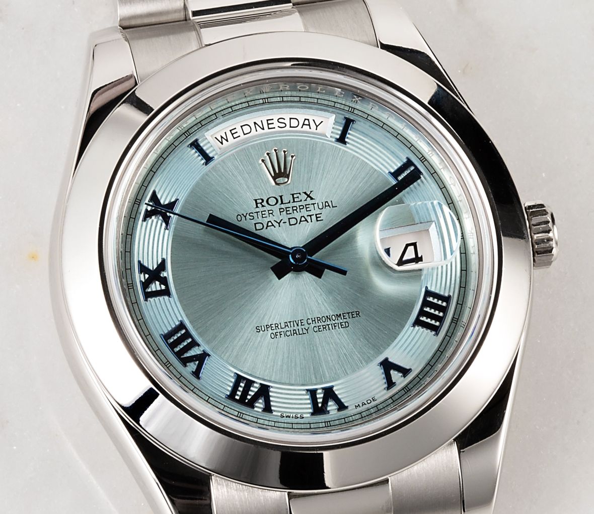 Rolex Platinum Day-Date II President Reference 218206