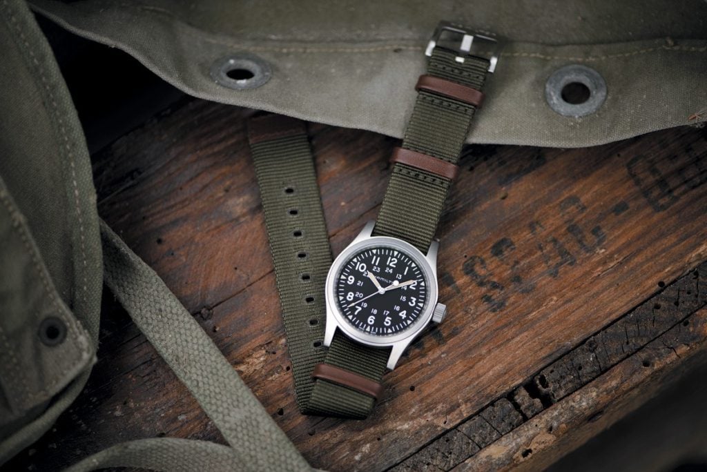 hamilton khaki field mechanical watch