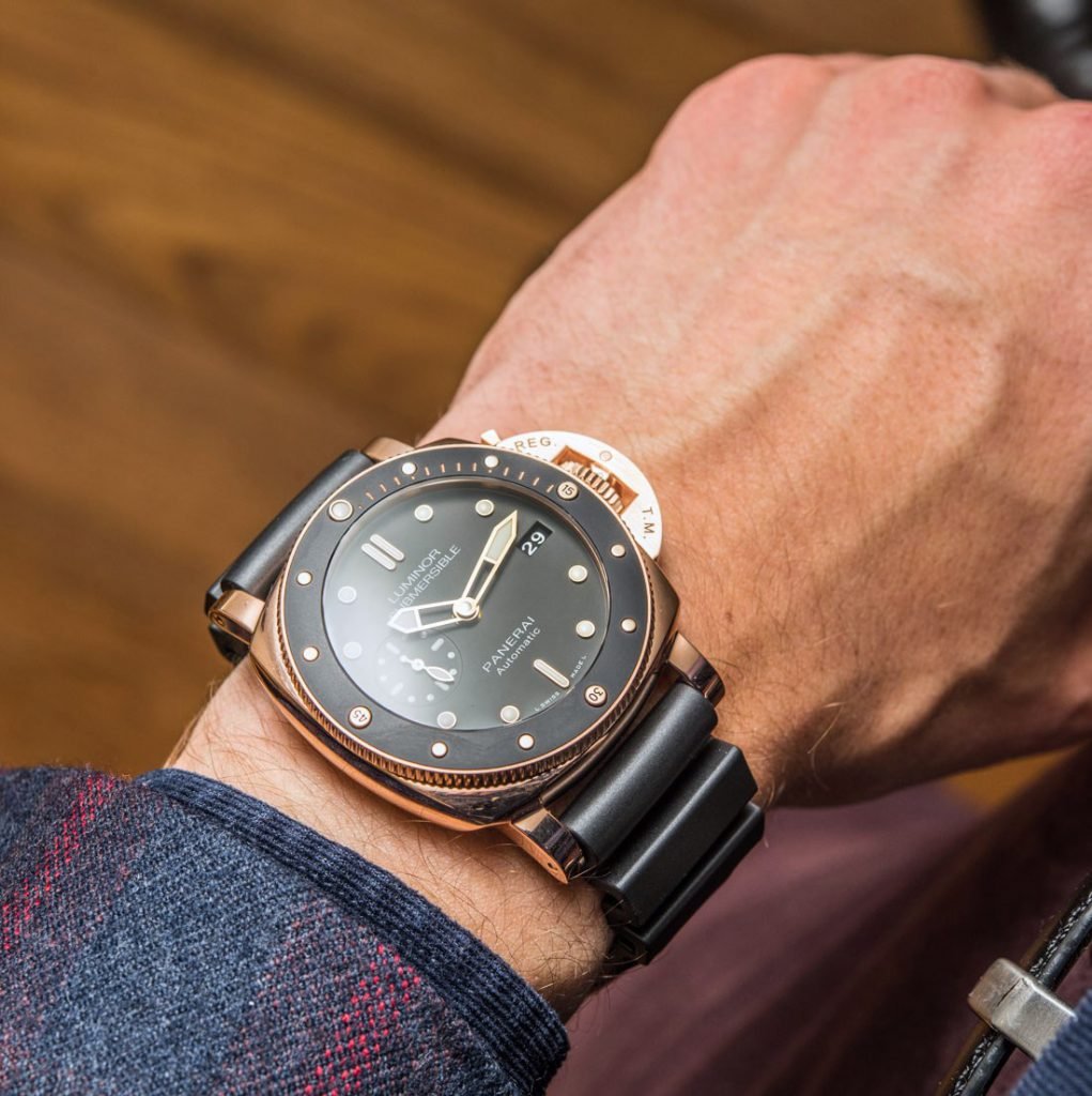 Luminor Submersible 42mm in Rose Gold