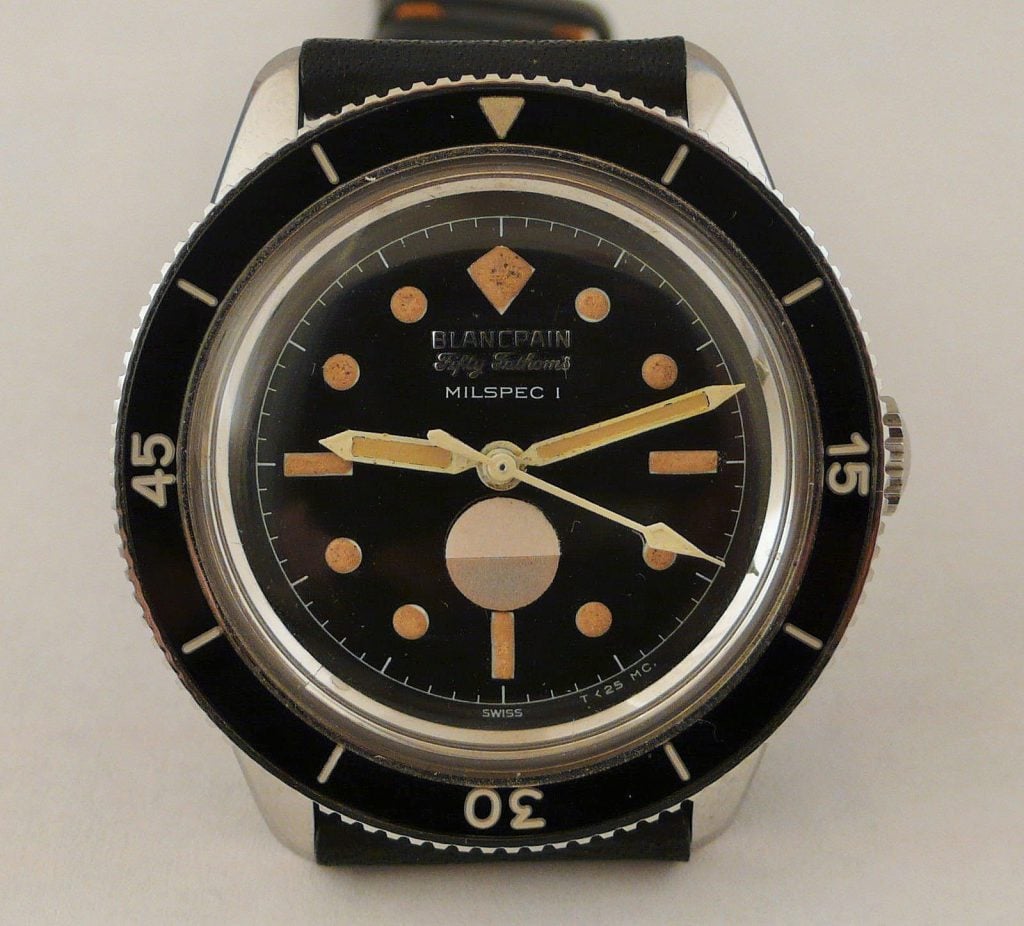 Vintage 1960's Blancpain Fifty Fathoms Watch