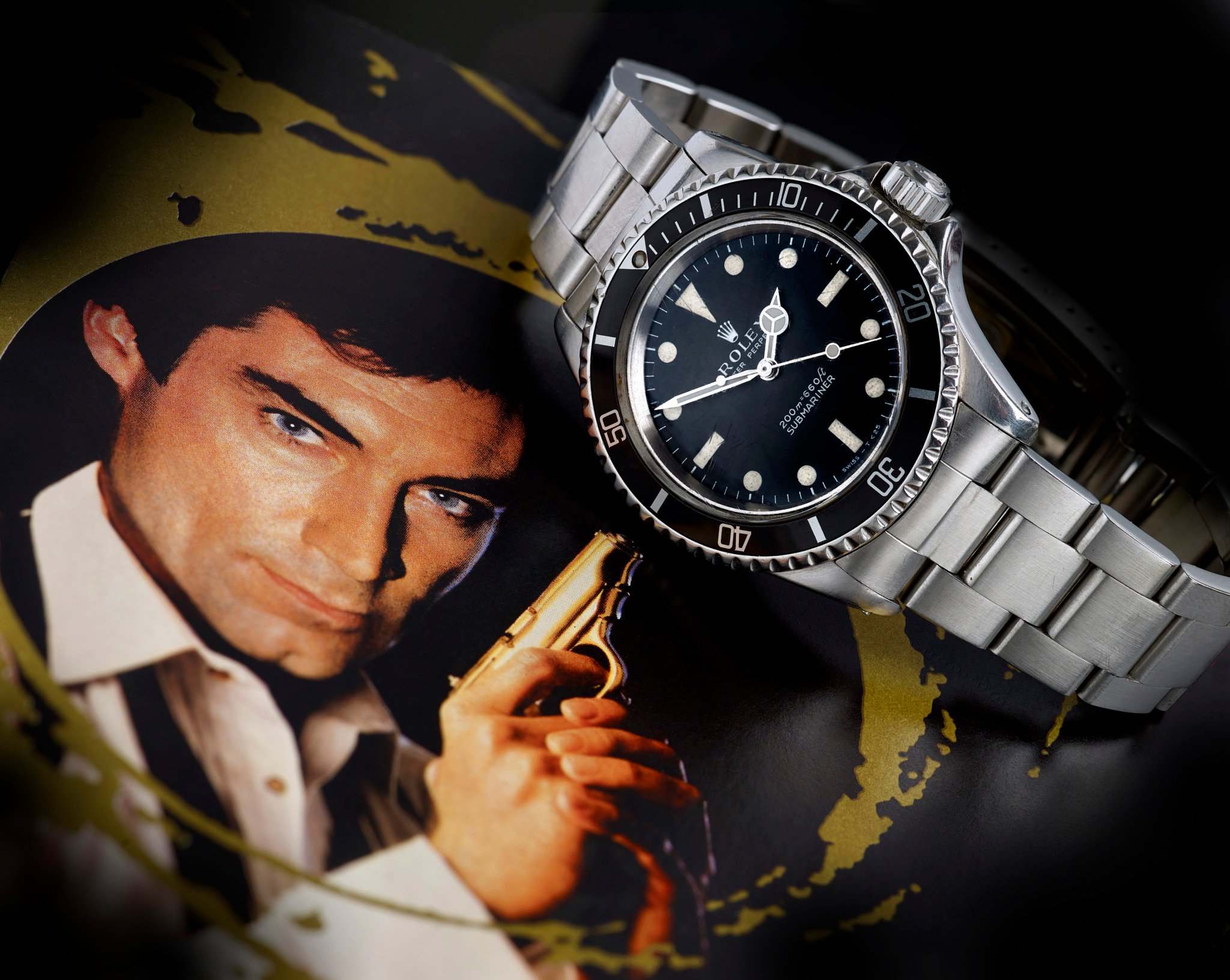 The watch going up for auction was worn by the stunt double