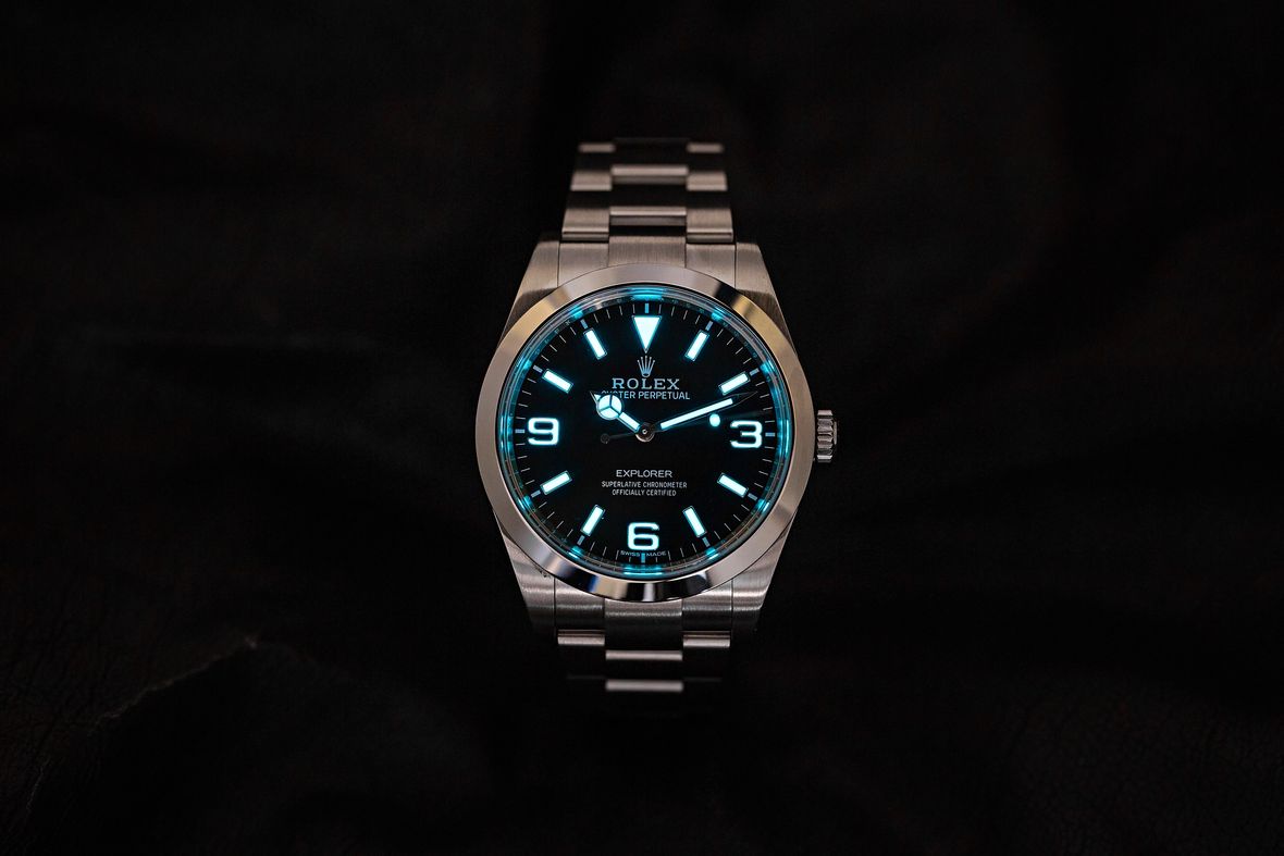 Rolex Explorer vs Explorer II Chromalight Blue Lume 214270