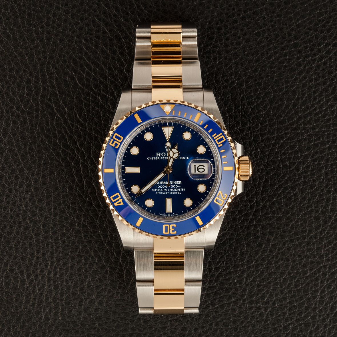 Two-Tone Rolex Submariner 126613 Steel and Gold 41mm Blue Dial