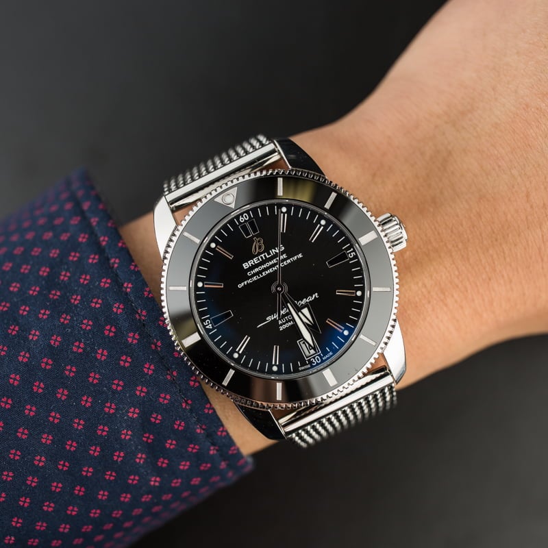 breitling superocean heritage 42 vs omega seamaster