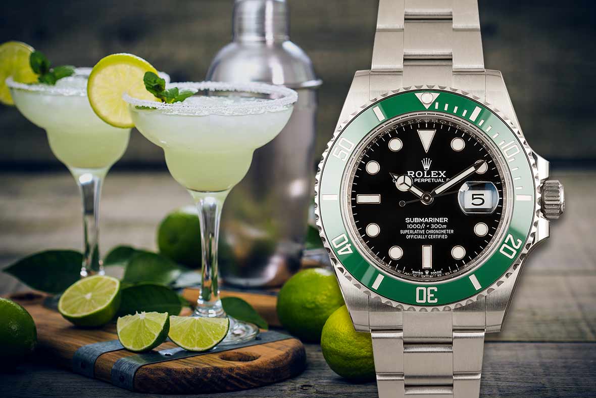 Margarita and Rolex Submariner Date