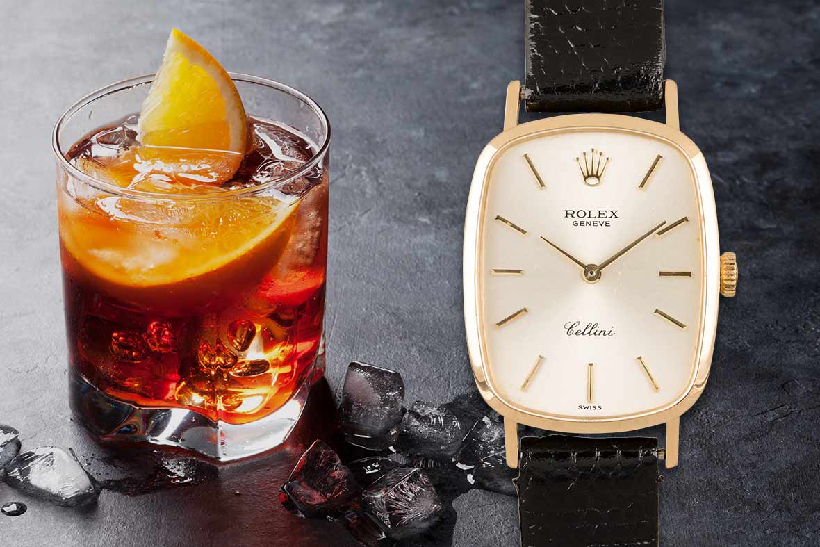 Negroni and Rolex Cellini