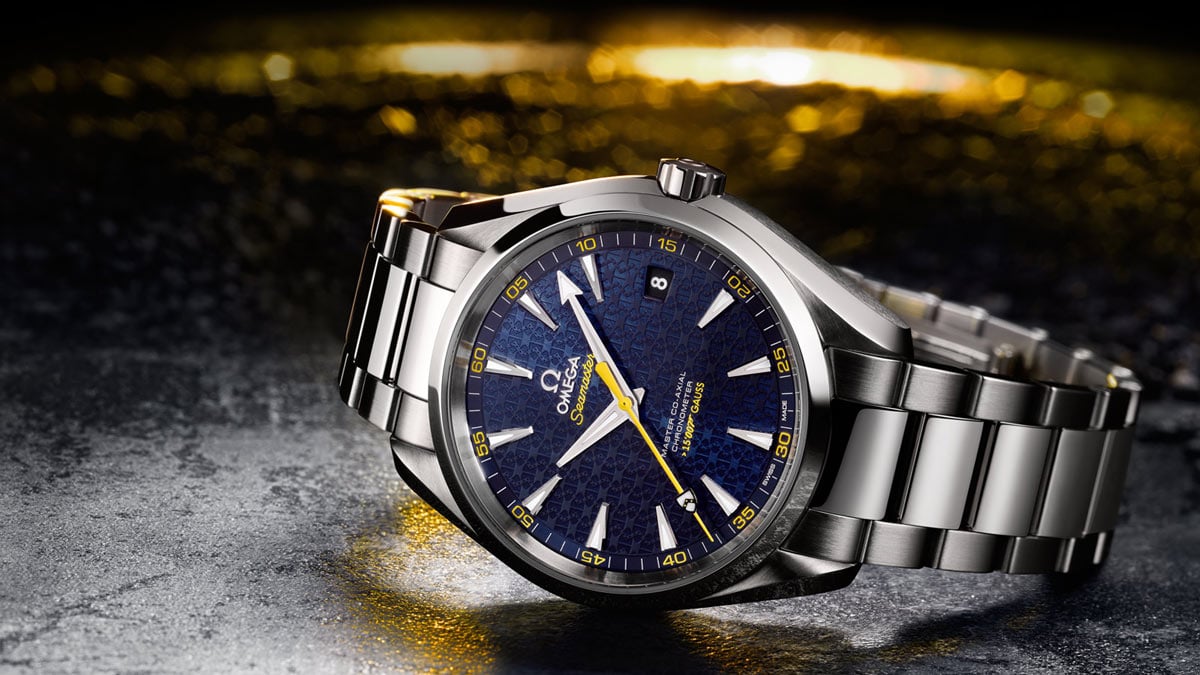 blue Seamaster Aqua Terra