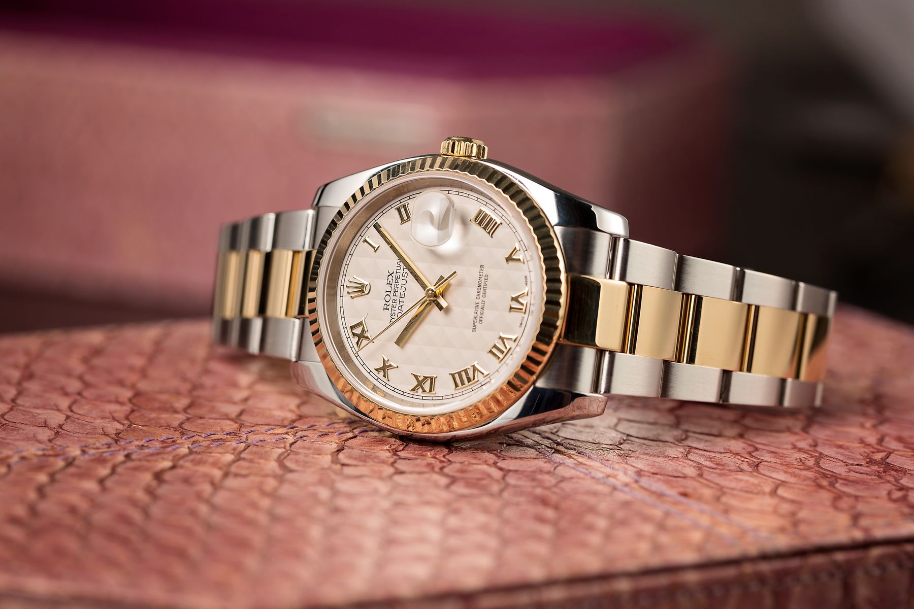 Ladies Luxury Watches for Women Rolex Datejust Steel and Gold Roman Dial