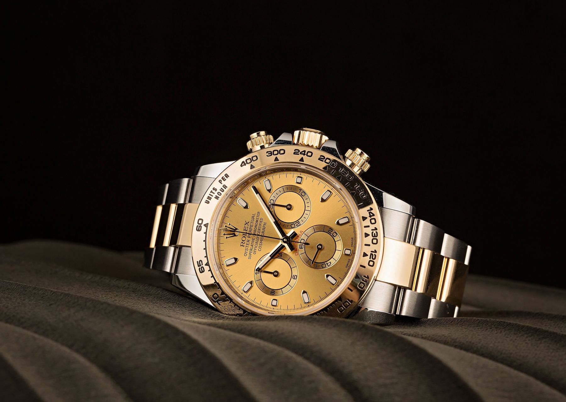 Womens Luxury Watches Two-Tone Rolex Daytona Steel and Gold