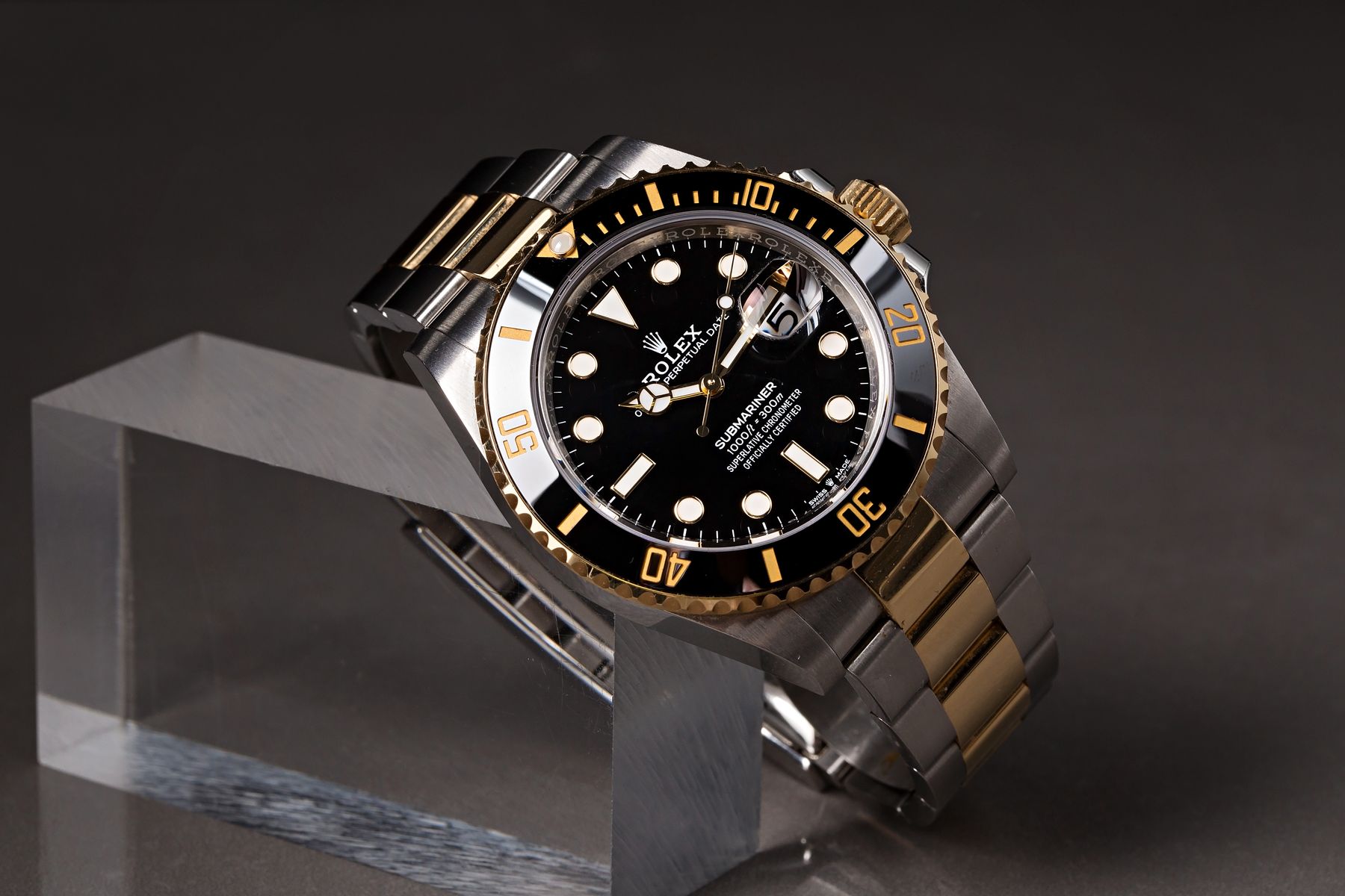 Two-Tone Rolex Submariner 126613 41mm Steel and Gold Black Dial 126613LN