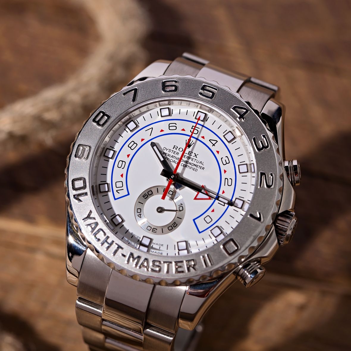 Rolex Yacht-Master II 116689 White Gold Platinum