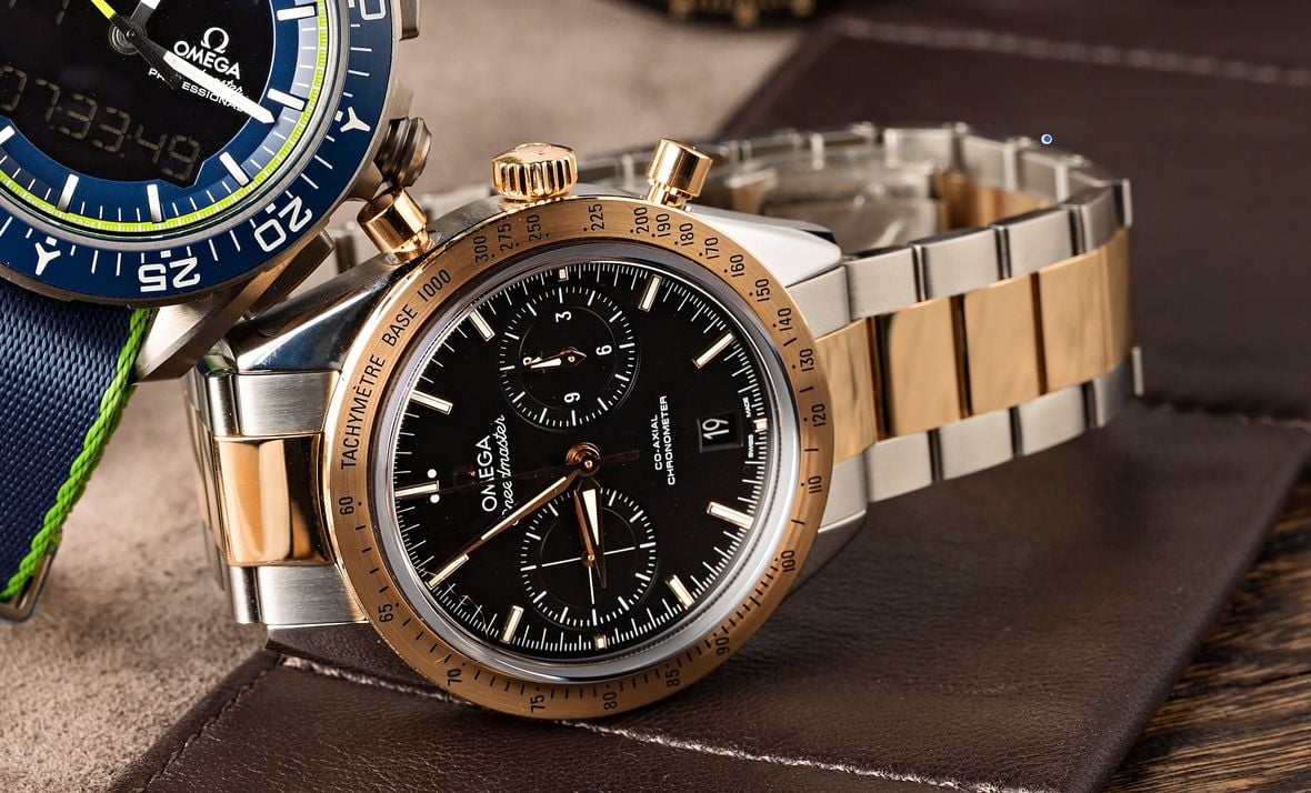 Best Two-Tone watches Omega Speedmaster 57 Steel and Gold