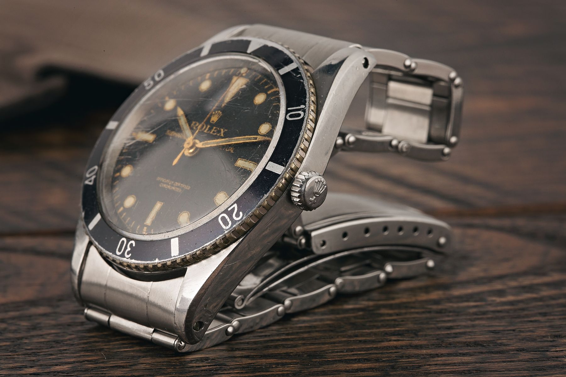 Vintage Rolex First Dive Watch Submariner 6204 Original
