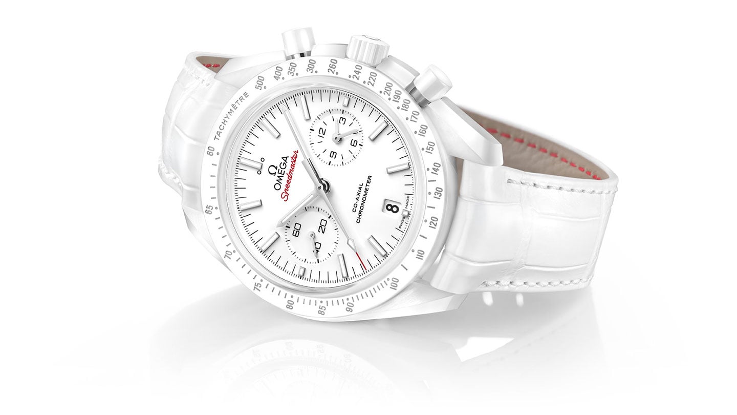 Omega Speedmaster ‘White Side of the Moon’ white watches