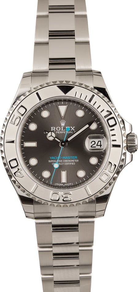 Tool watches rolex yacht-master 37 platinum stainless 268622