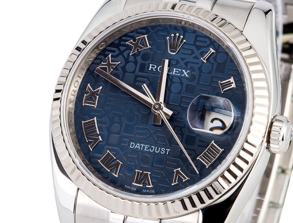 rolex blue jubilee dial