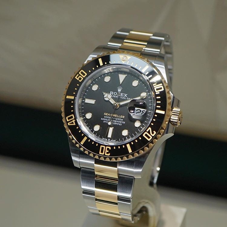 rolex sea dweller two tone 2019