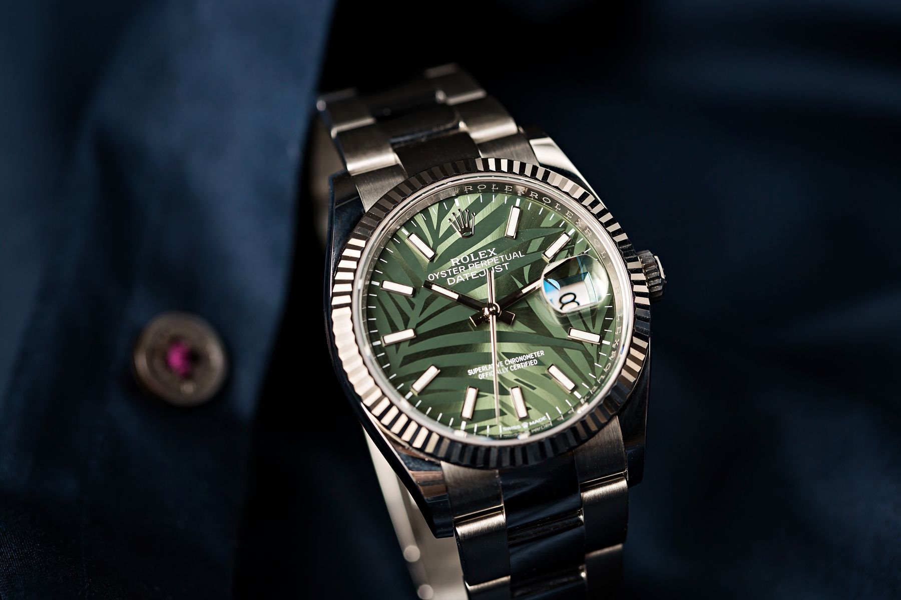 Rolex Datejust 36 ref. 126234 - "Palm Dial" Rolex Watches for Men With Smaller Wrists Datejust 36mm 126234 Palm Dial