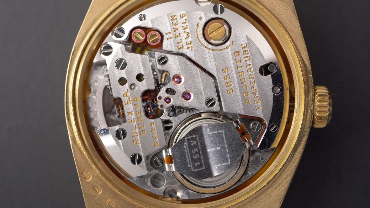 Bộ máy đồng hồ thạch anh Rolex Huyền thoại Rolex Bộ máy đồng hồ thạch anh Oysterquartz