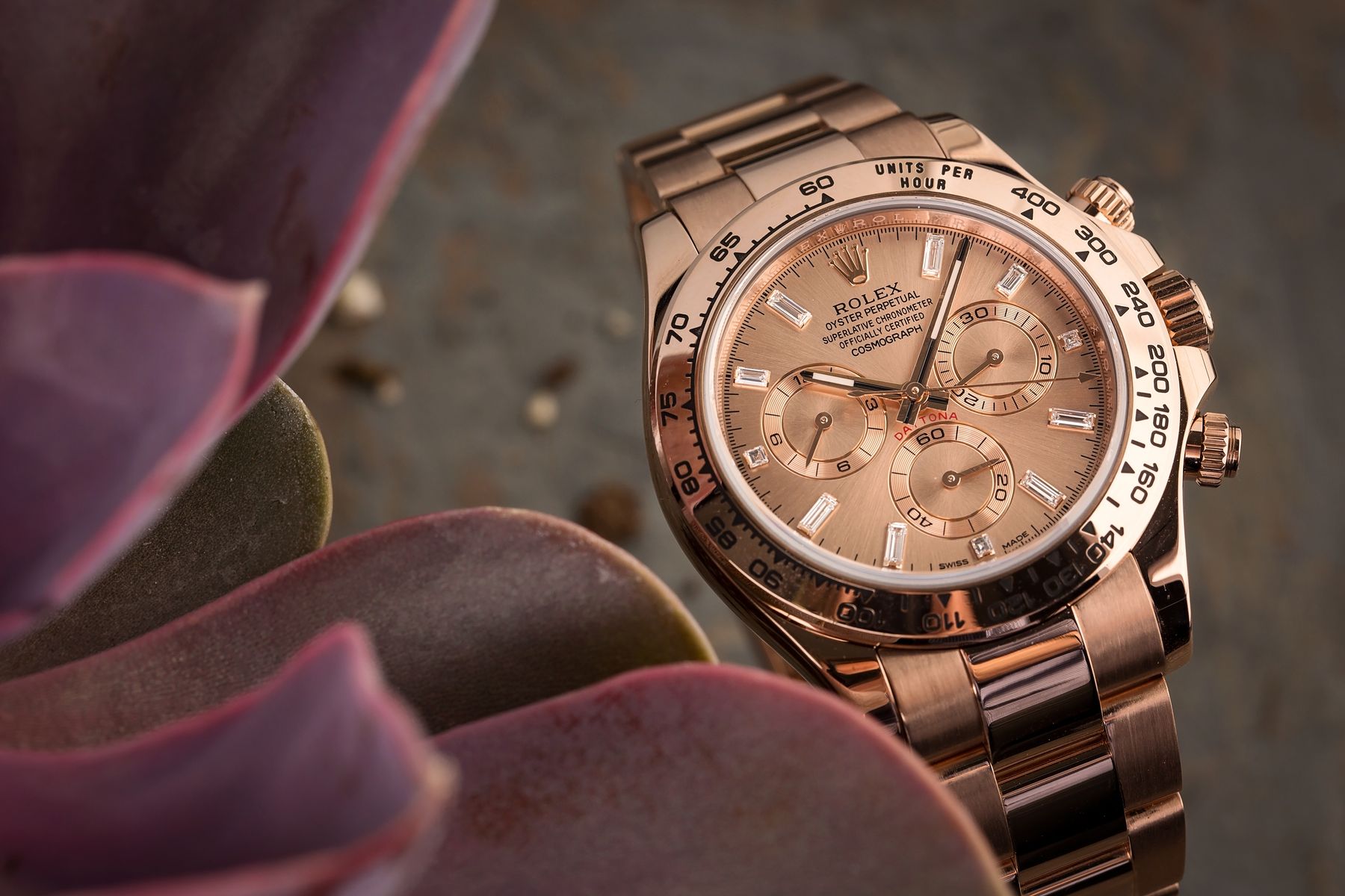 Everose Gold Rolex Daytona 116505 Diamond Dial