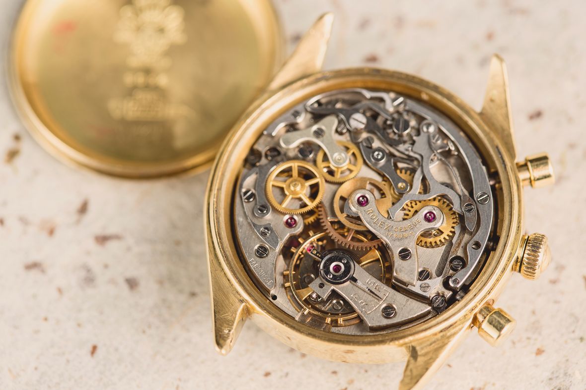 Rolex Daytona cổ điển - Bộ máy Valjoux Rolex Myths Vintage Daytona Phong trào Valoujx thuê ngoài