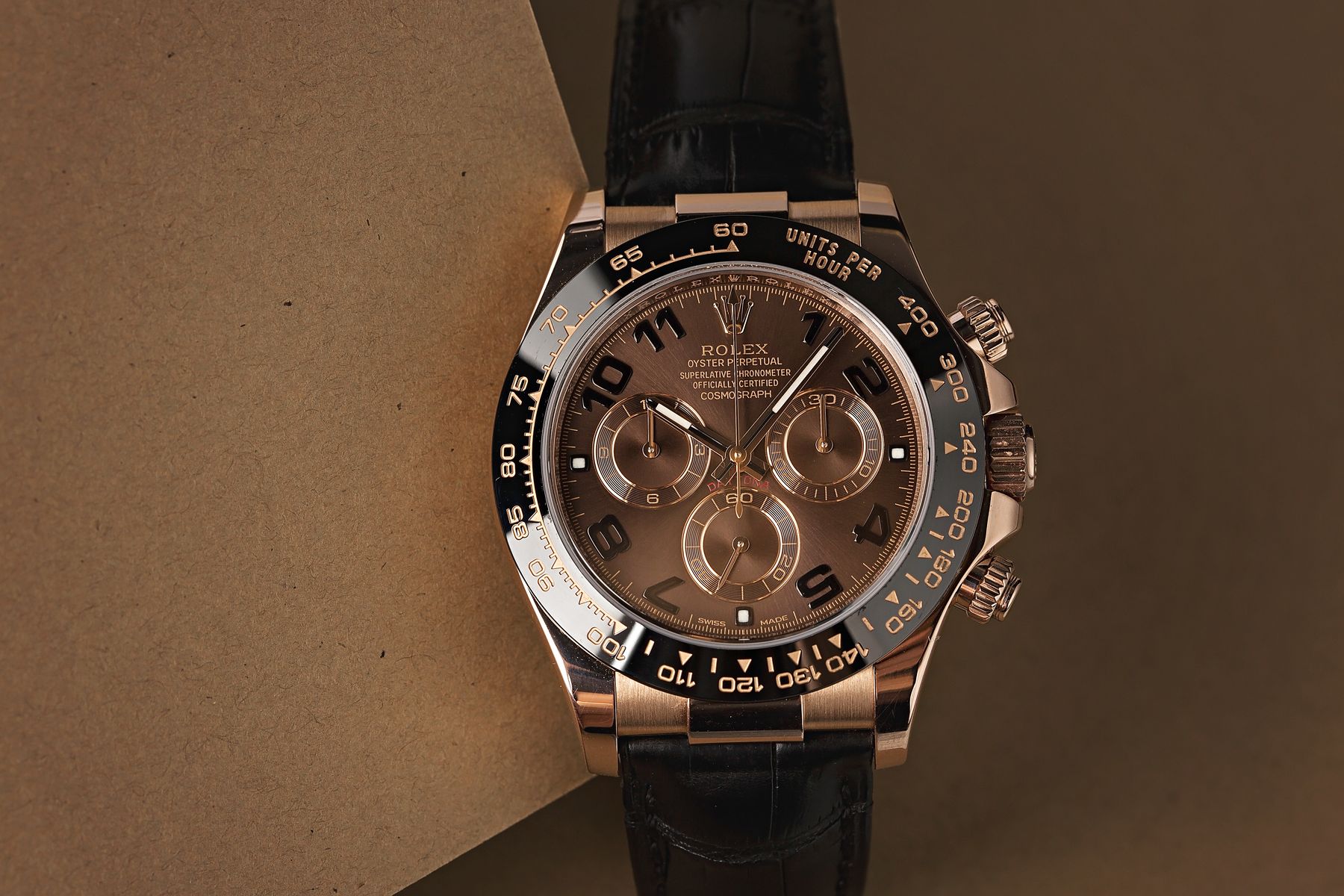 Everose Gold Rolex Daytona 116515LN Ceramic Bezel